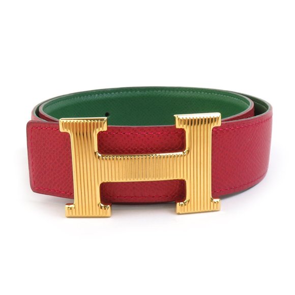 HERMES Red Belt - Picture 1 of 5